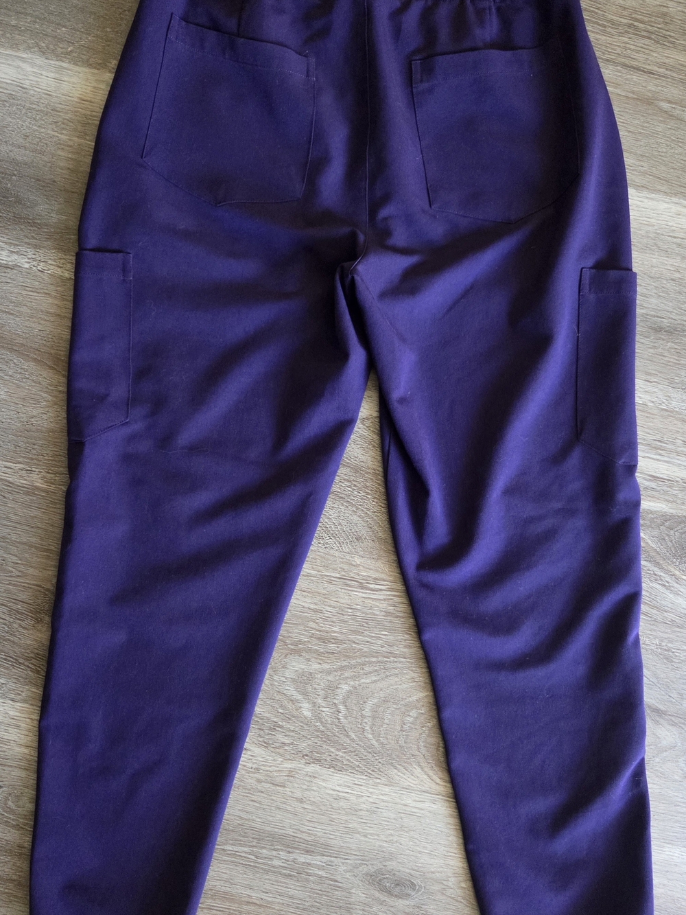 Mandala Equa-Tek Purple Jogger Scrub Pants Women's Small Stretch Cargo - Picture 7 of 7